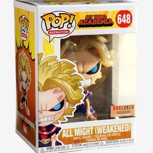 all might Funko box ONLY
